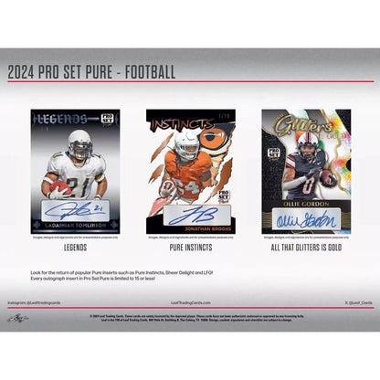 2024 Leaf Pro Set Pure Football - Acworth Alchemist