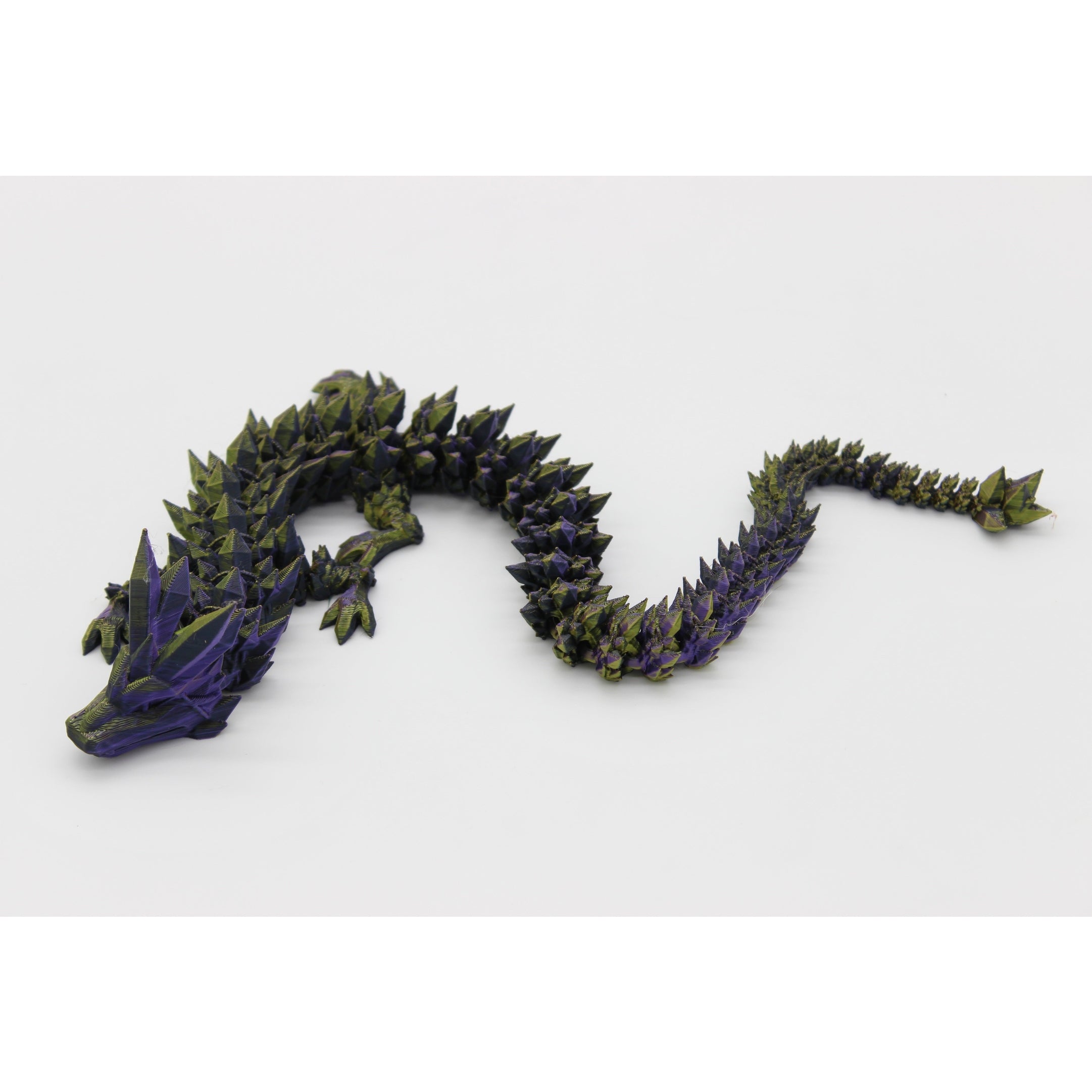 Crystal Dragon Fidget Toy - 3D Printed Articulated Dragon