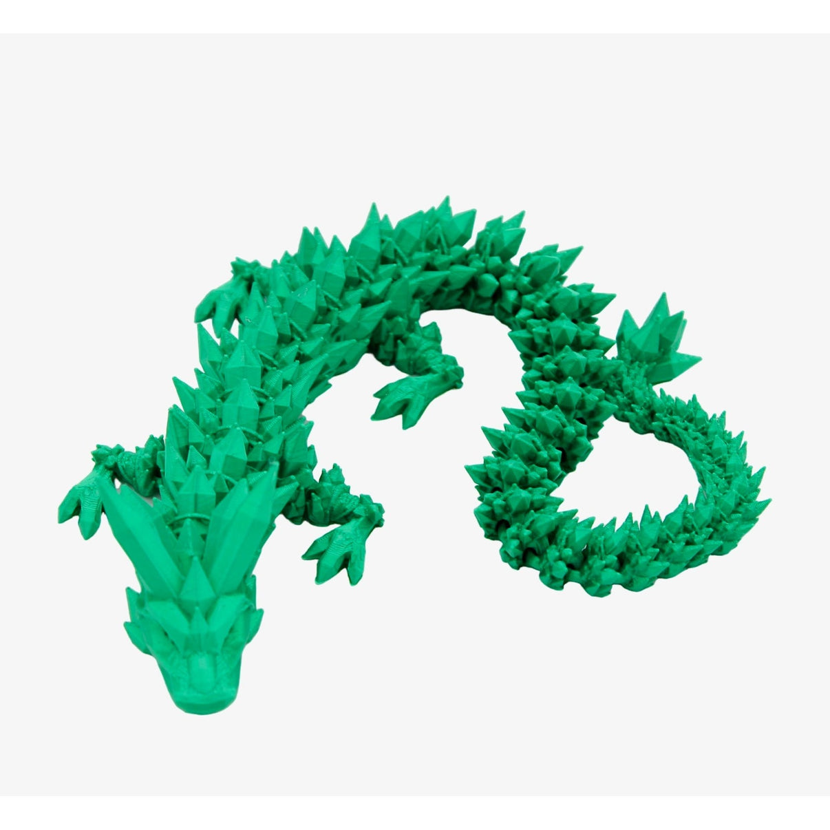 Crystal Dragon Fidget Toy - 3D Printed Articulated Dragon