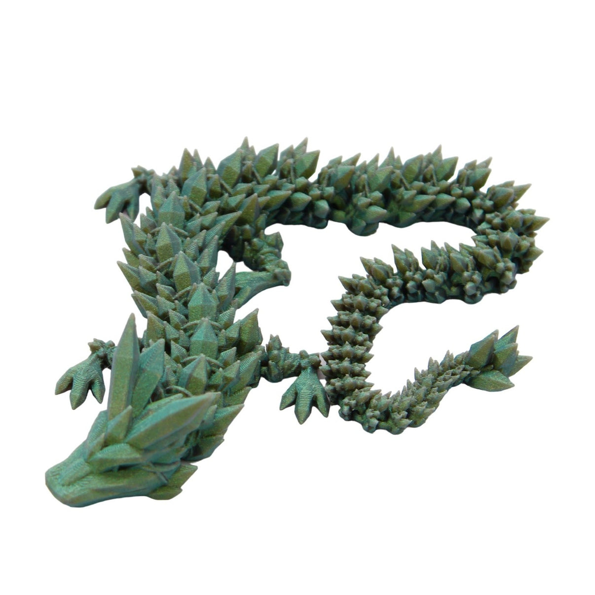 Crystal Dragon Fidget Toy - 3D Printed Articulated Dragon