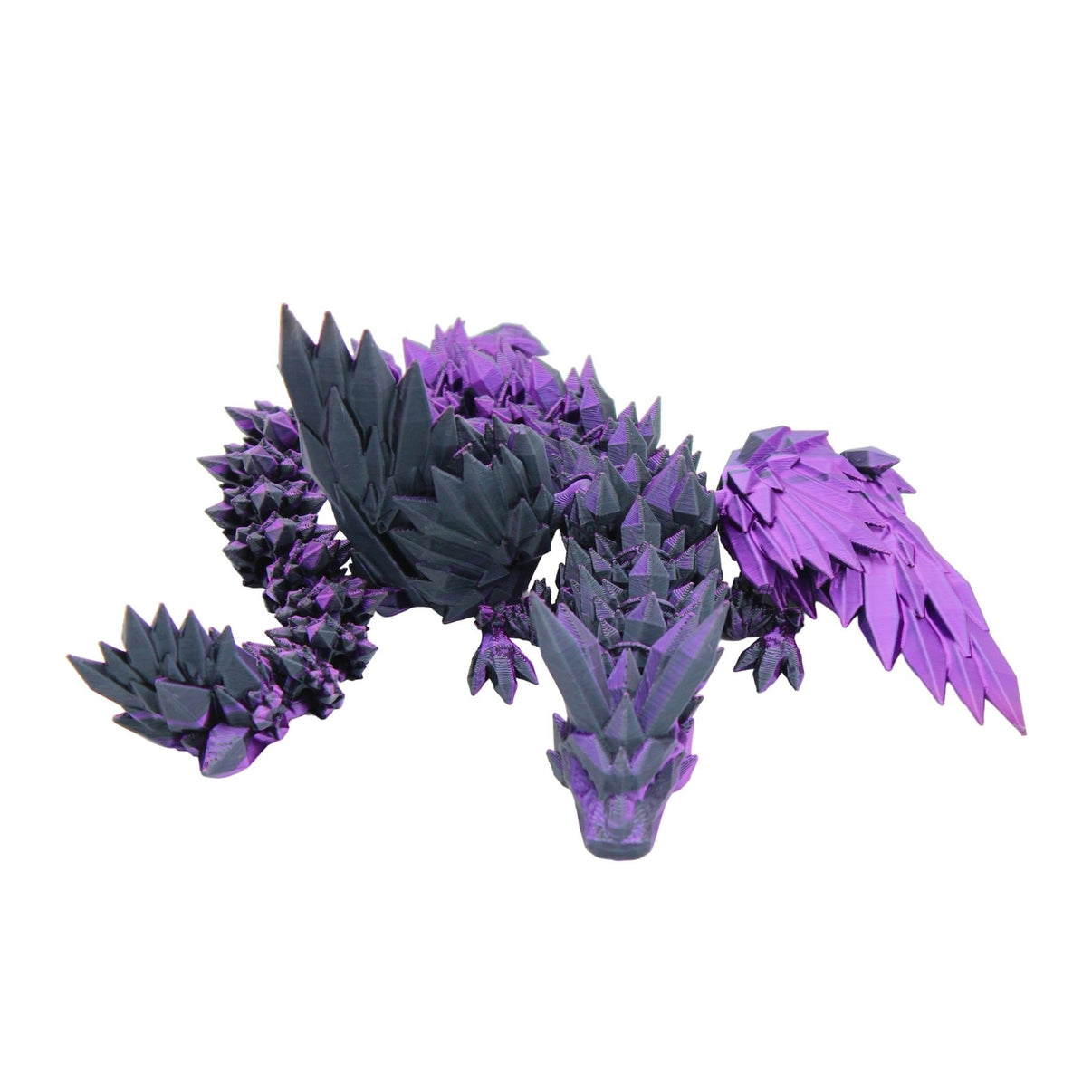 Crystal Wing Dragon Fidget Toy - 3D Printed Articulated Dragon