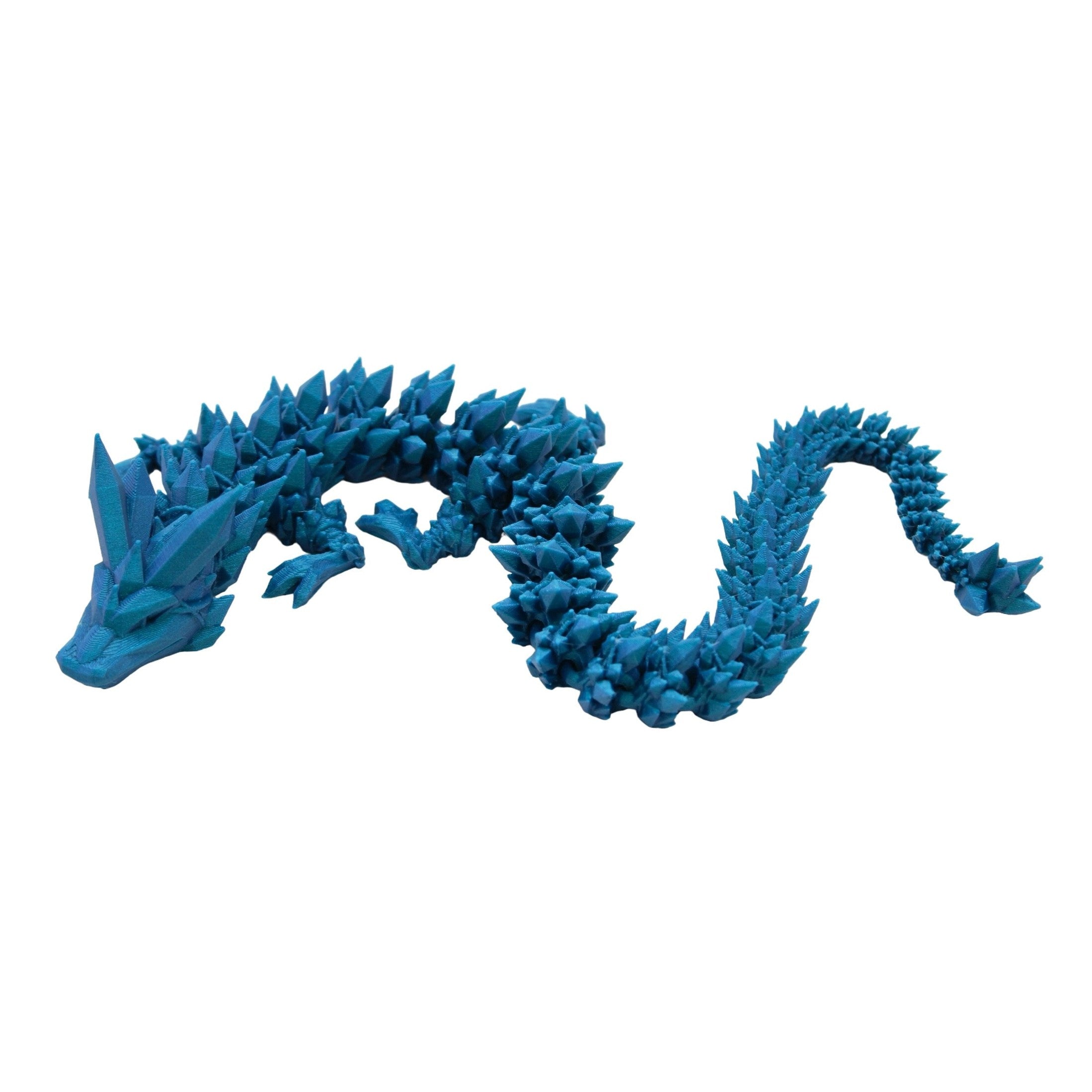 Crystal Dragon Fidget Toy - 3D Printed Articulated Dragon