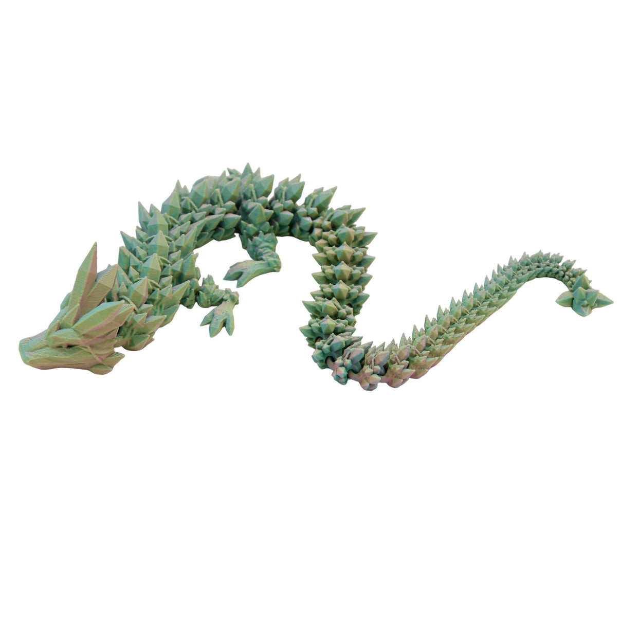 Crystal Dragon Fidget Toy - 3D Printed Articulated Dragon