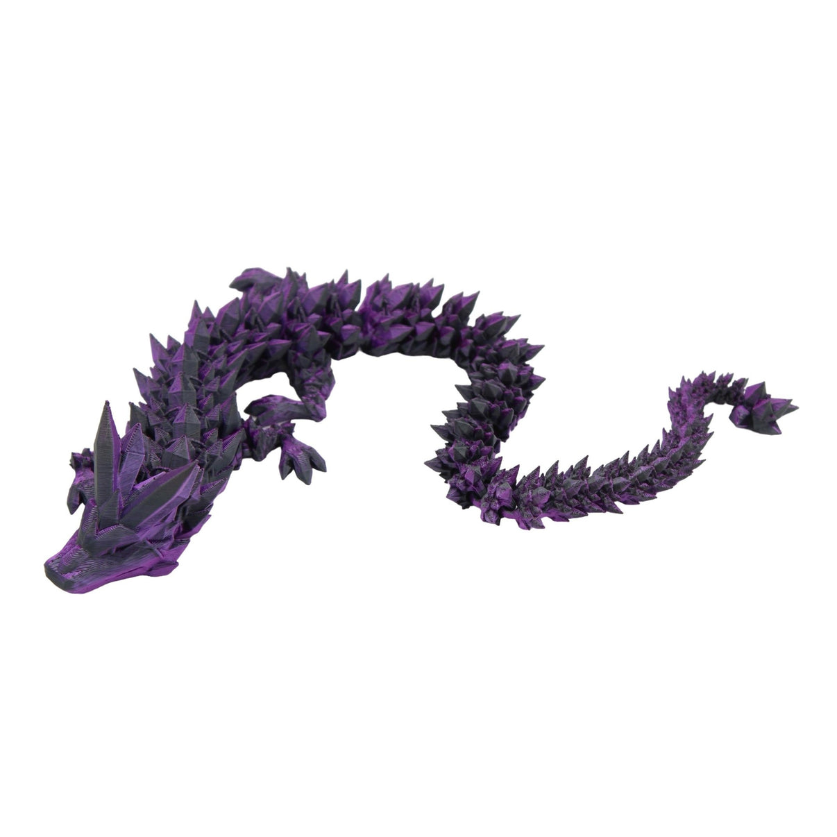 Crystal Dragon Fidget Toy - 3D Printed Articulated Dragon