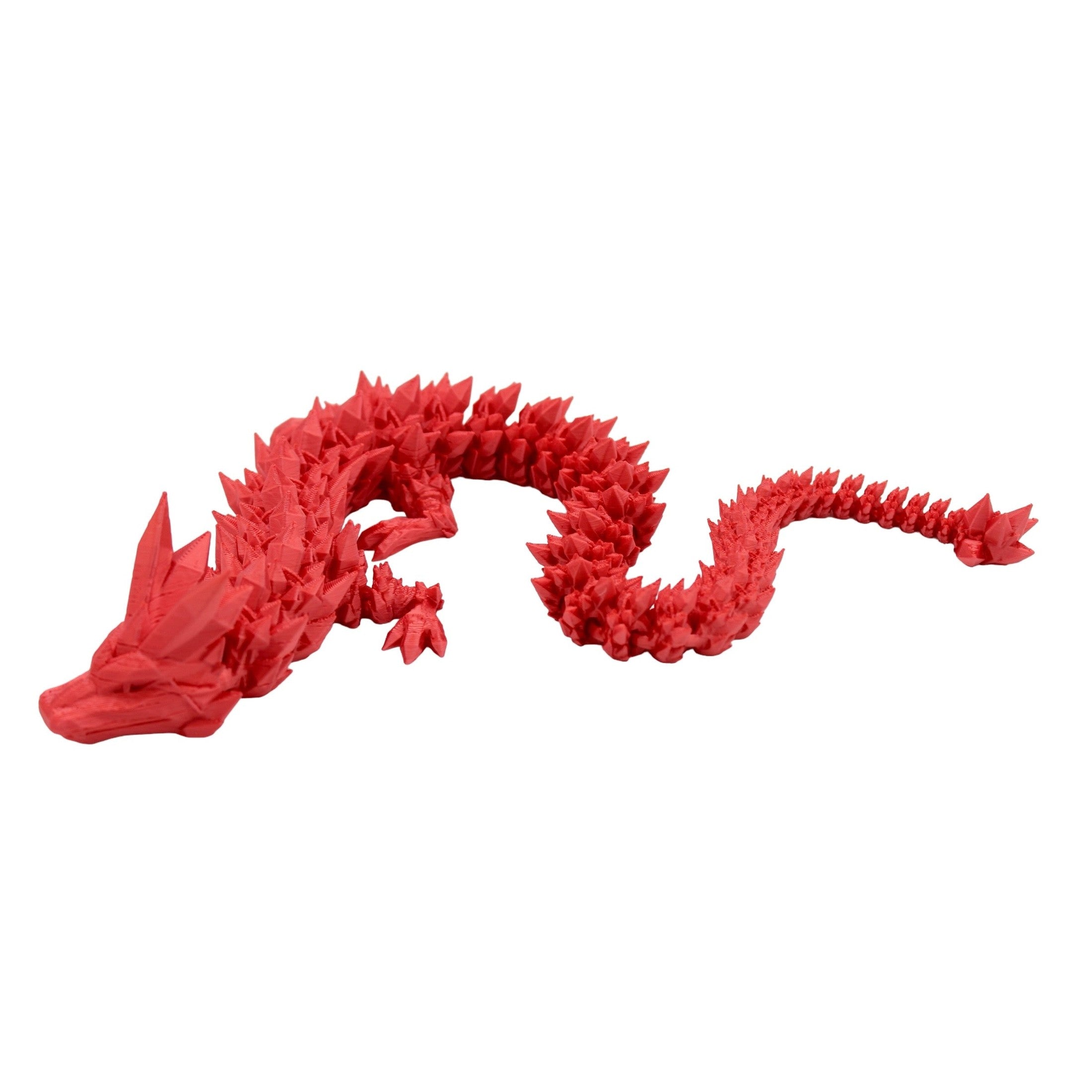 Crystal Dragon Fidget Toy - 3D Printed Articulated Dragon