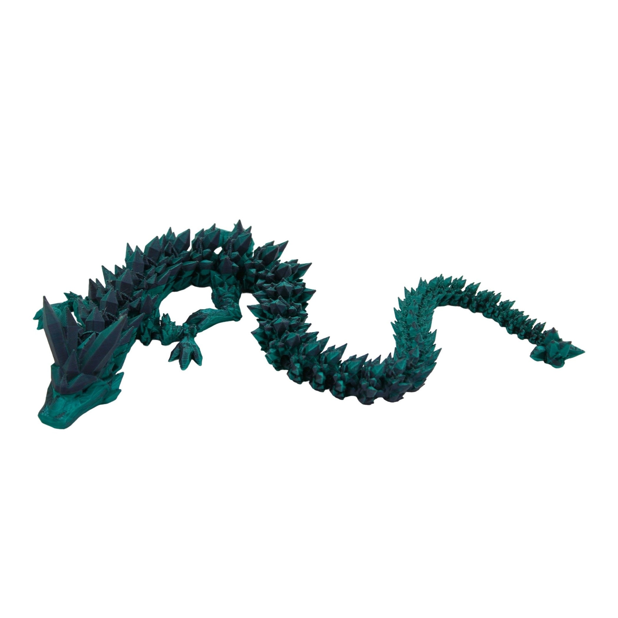 Crystal Dragon Fidget Toy - 3D Printed Articulated Dragon