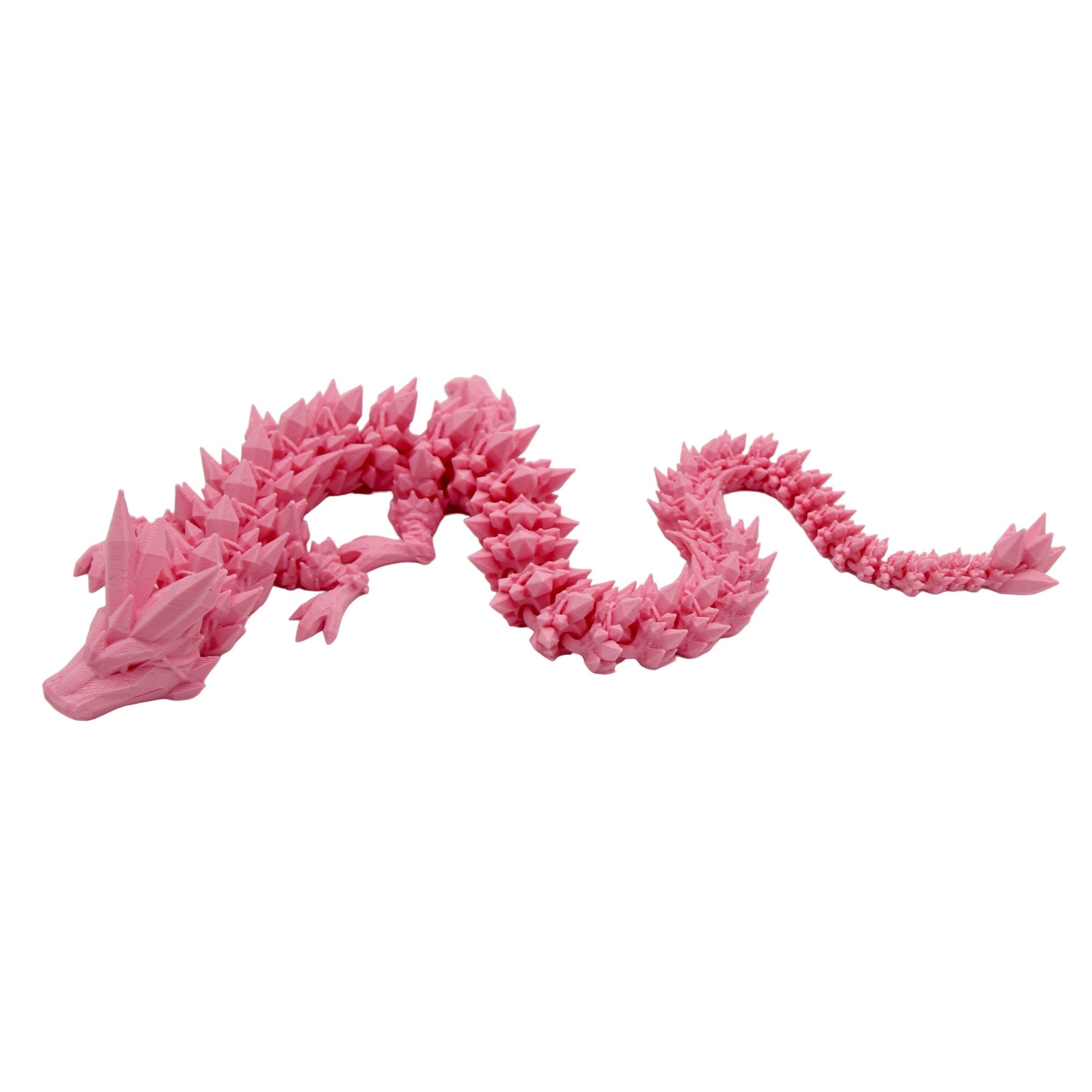 Crystal Dragon Fidget Toy - 3D Printed Articulated Dragon