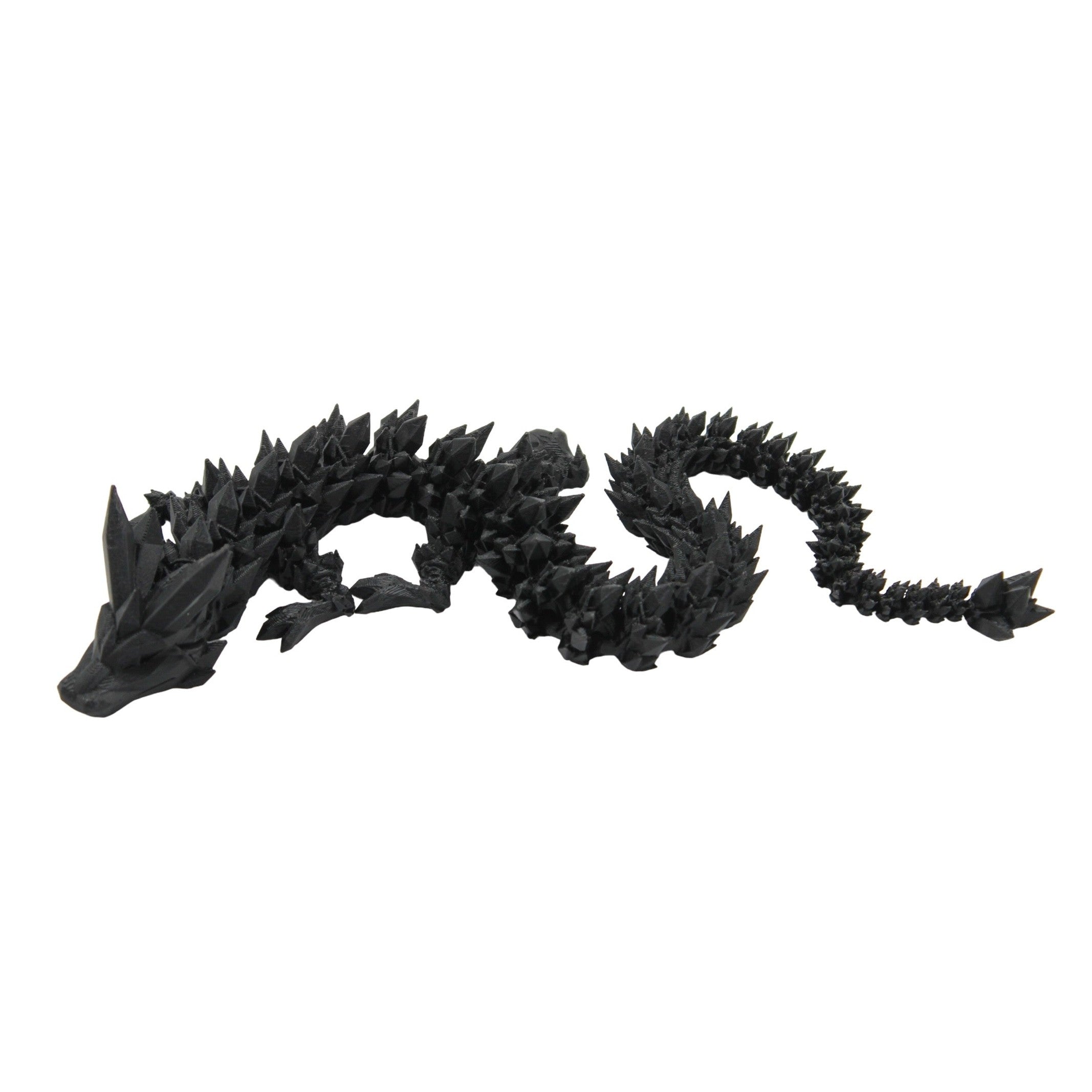 Crystal Dragon Fidget Toy - 3D Printed Articulated Dragon