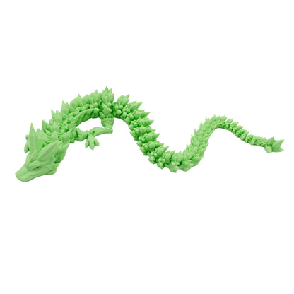 Crystal Dragon Fidget Toy - 3D Printed Articulated Dragon