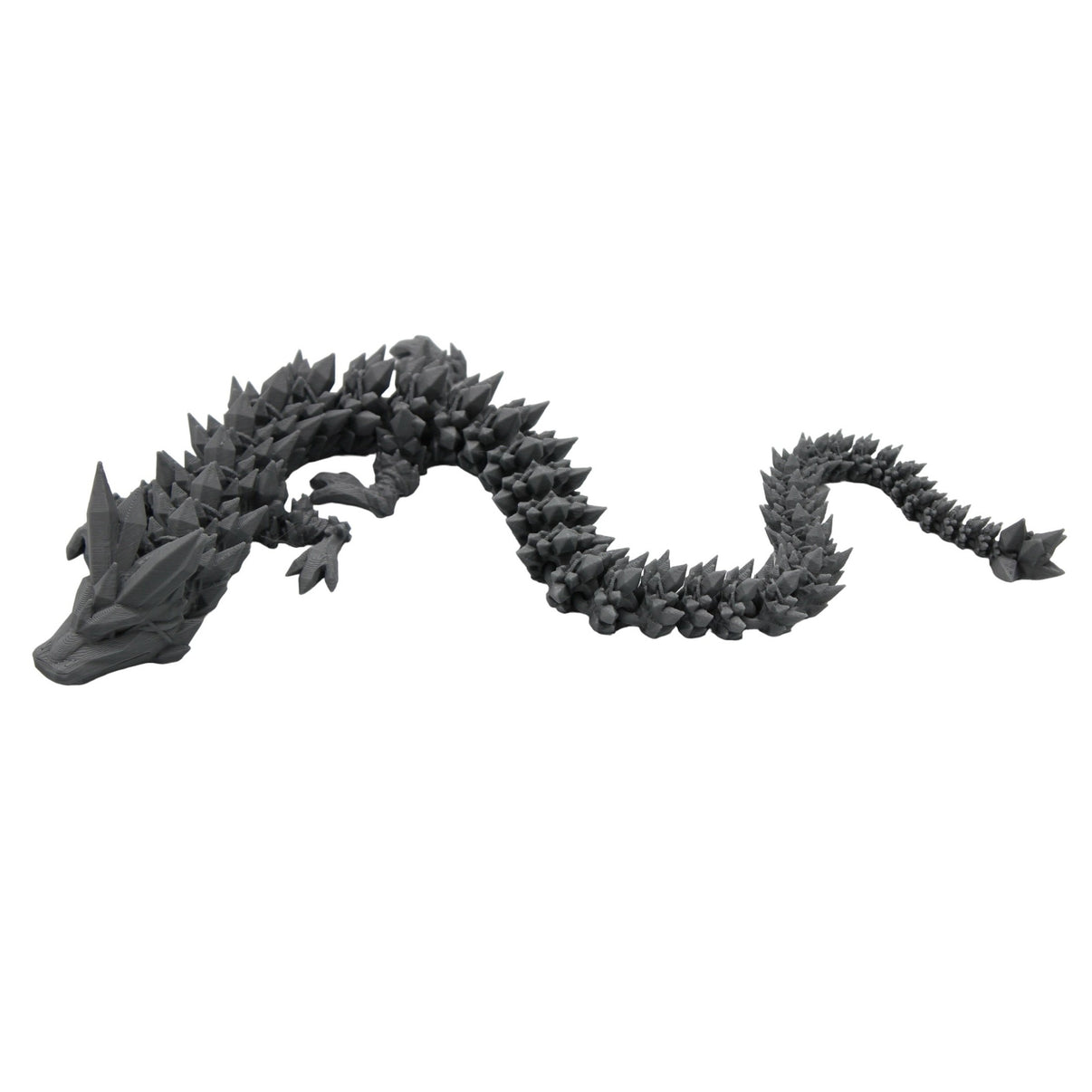 Crystal Dragon Fidget Toy - 3D Printed Articulated Dragon