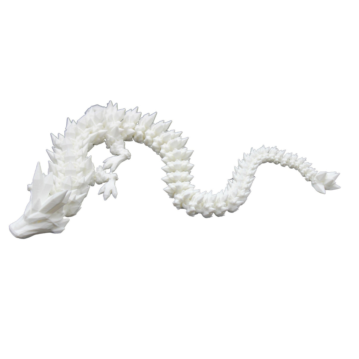 Crystal Dragon Fidget Toy - 3D Printed Articulated Dragon