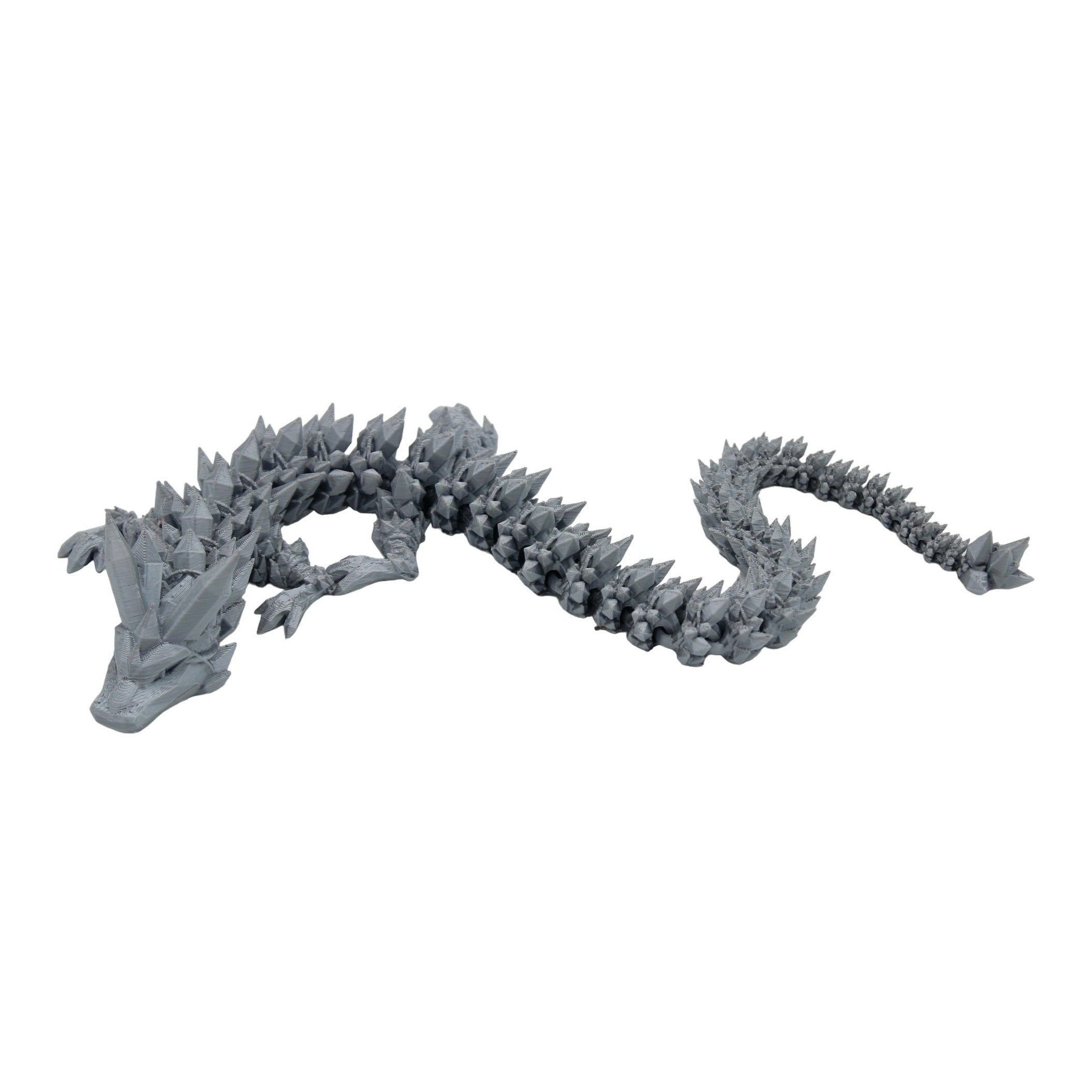 Crystal Dragon Fidget Toy - 3D Printed Articulated Dragon