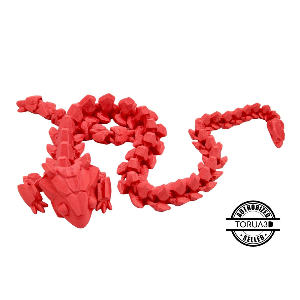 Armadillo Dragon Fidget Toy - 3D Printed Articulated Dragon