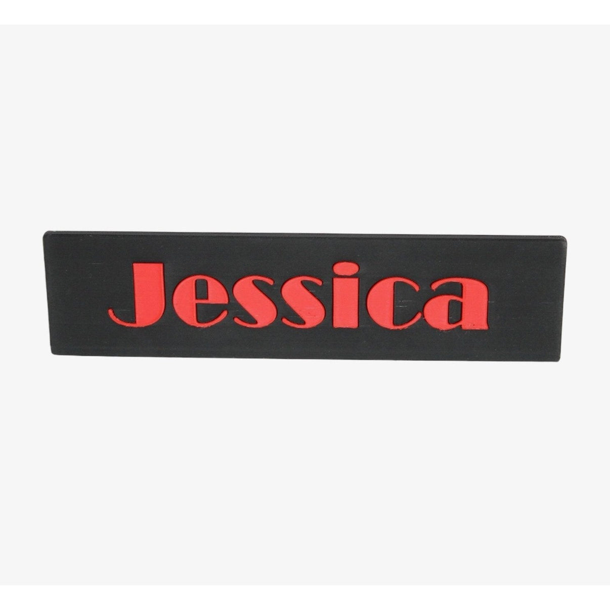 3D Printed Personalized Name Plate in Bright Colors, Artistic Desk Name Sign, Office Decor, Custom Name Plaque - Custom Colors and Fonts