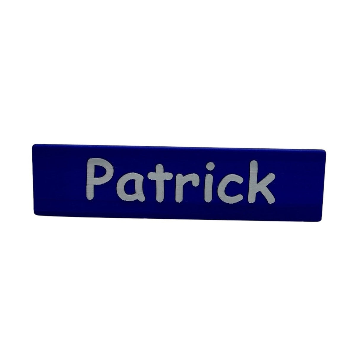 3D Printed Personalized Name Plate in Bright Colors, Artistic Desk Name Sign, Office Decor, Custom Name Plaque - Custom Colors and Fonts