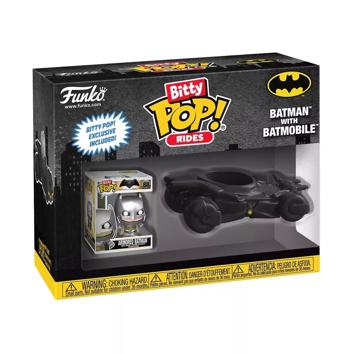 Funko Bitty Pop! Rides DC Comics Batman with Batmobile Vinyl Figure Set - Acworth Alchemist