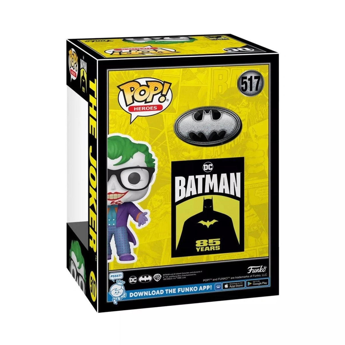 Funko Pop! Deluxe DC: Batman - The Joker, 85th Anniversary 517 - Alchemist Cards & Games