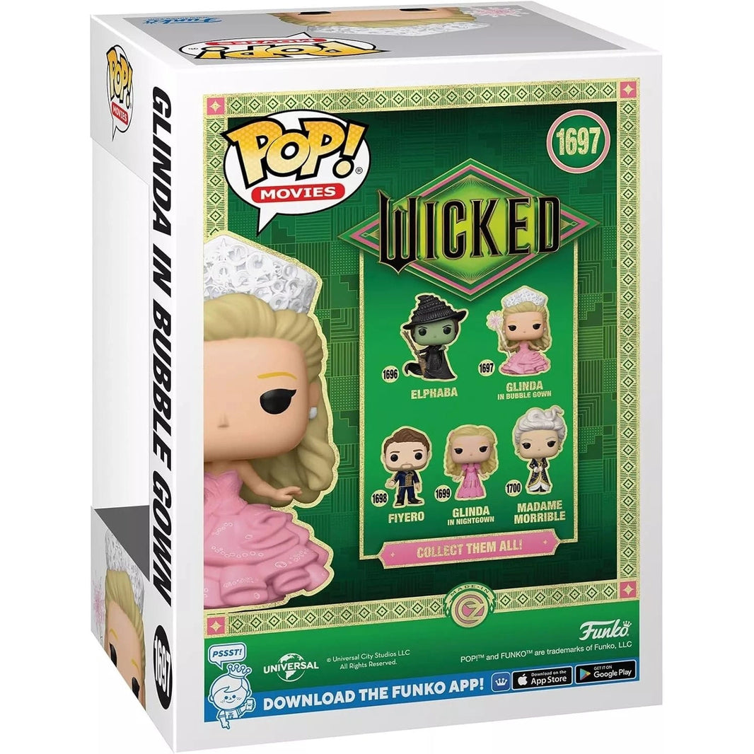 Funko Pop! Glinda in Bubble Gown Wicked Part 1 - Vinyl Figure #1697 - Acworth Alchemist