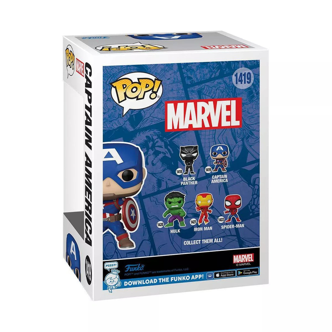 Funko Pop! Marvel New Classics Captain America 1419 - Alchemist Cards & Games