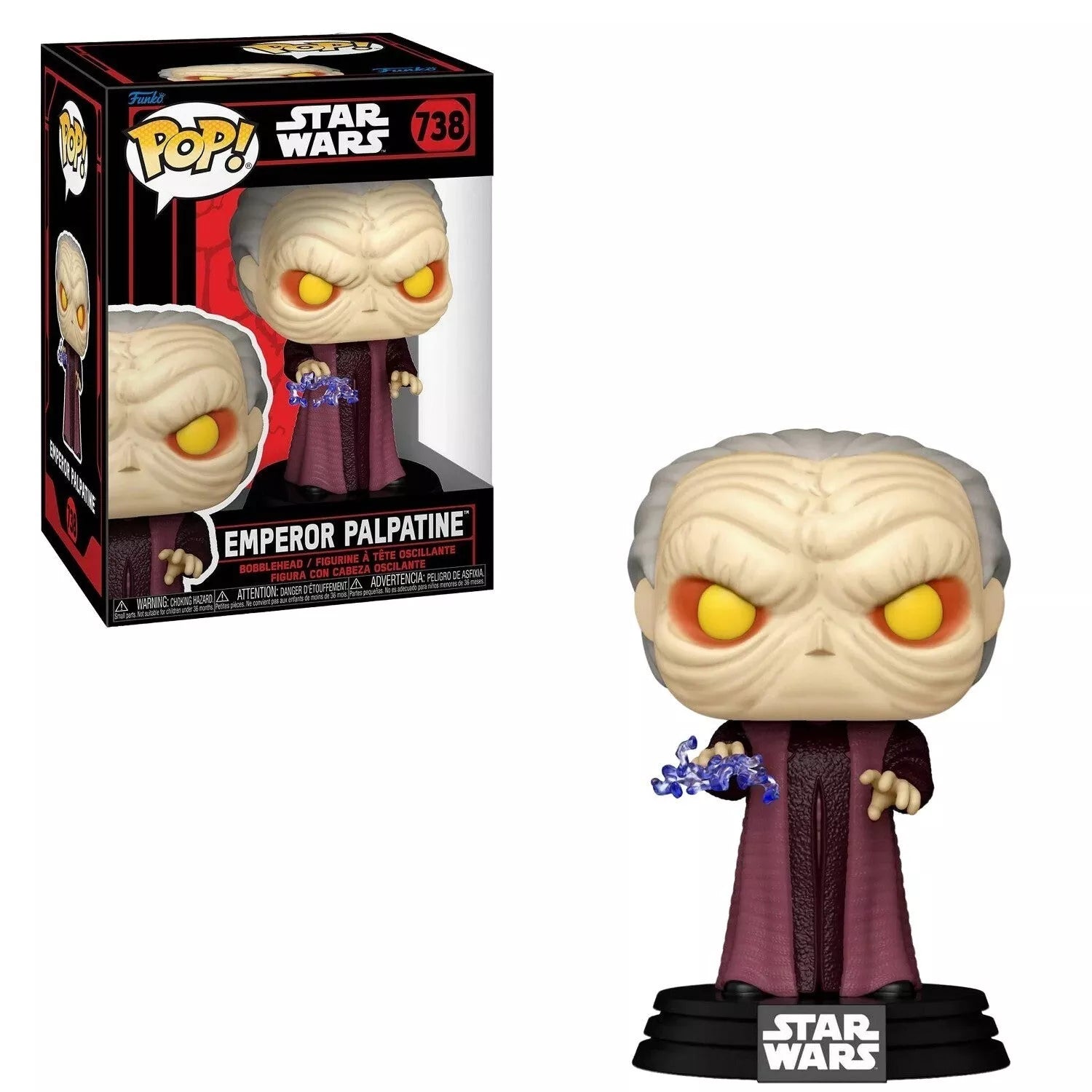 Funko Pop! Star Wars - Dark Side Emperor Palpatine 738 - Alchemist Cards & Games