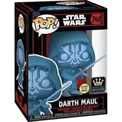 Funko Pop! Star Wars - Darth Maul Specialty Glow Vinyl Figure 740 - Alchemist Cards & Games