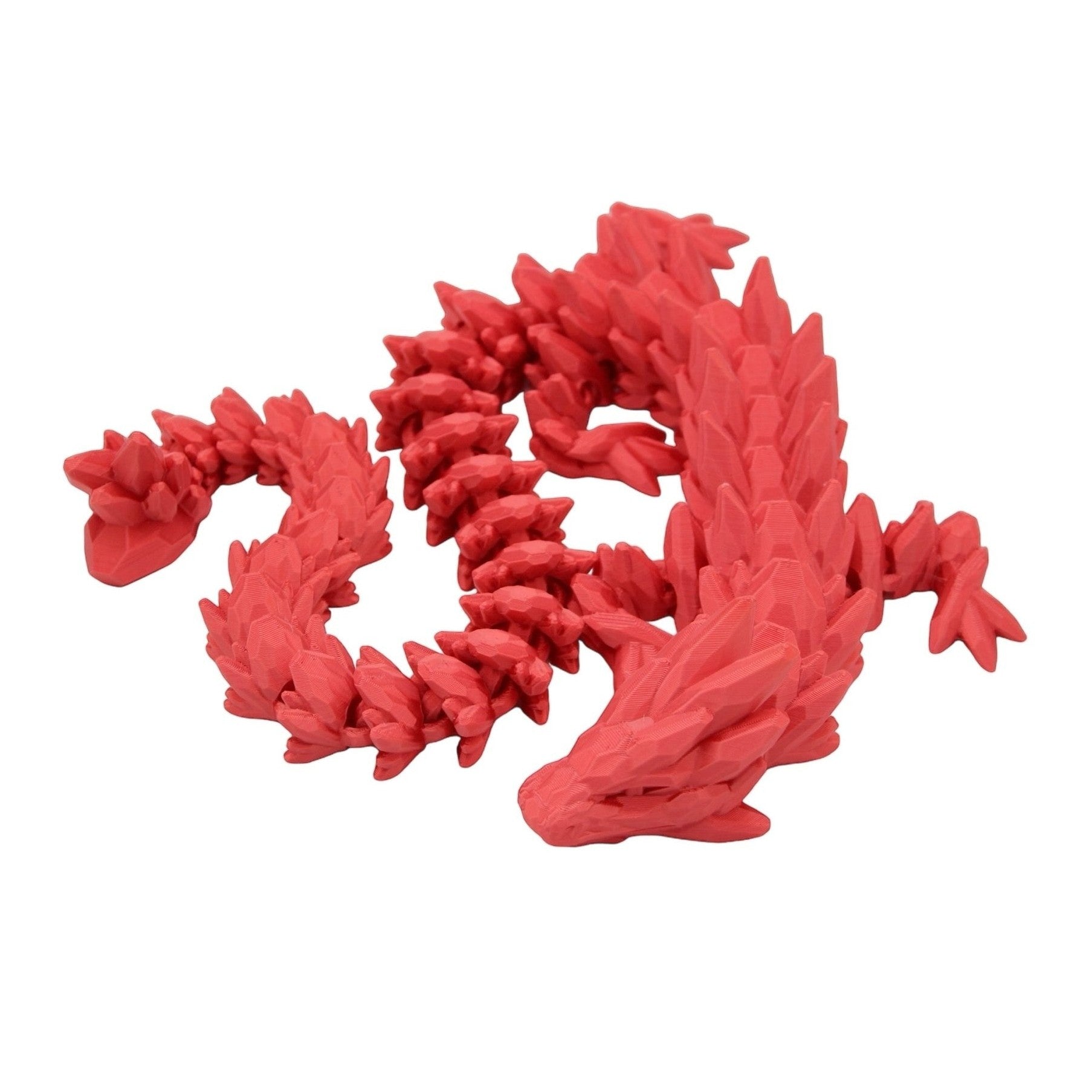 Gemstone Dragon Fidget Toy - 3D Printed Articulated Dragon