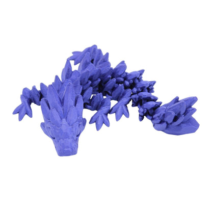 Gemstone Dragon Fidget Toy - 3D Printed Articulated Dragon