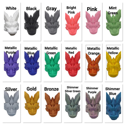 Multicolor Baby Gemstone Dragon Fidget Toy - 3D Printed Articulated Dragon