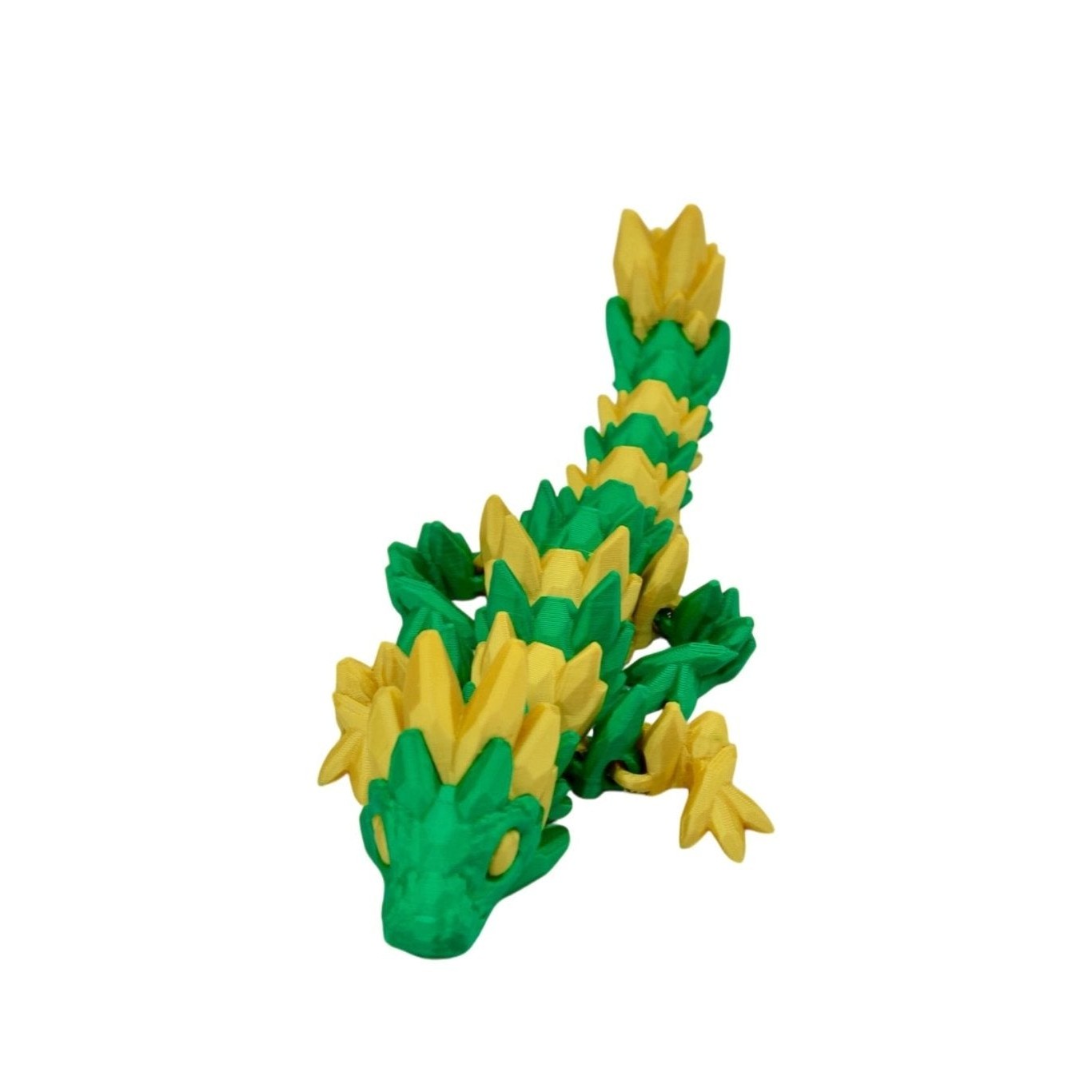 Multicolor Baby Gemstone Dragon Fidget Toy - 3D Printed Articulated Dragon