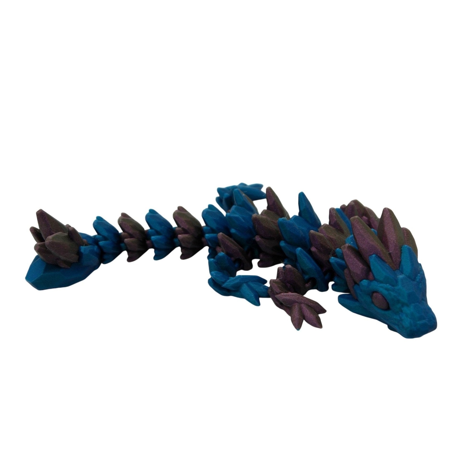 Multicolor Baby Gemstone Dragon Fidget Toy - 3D Printed Articulated Dragon