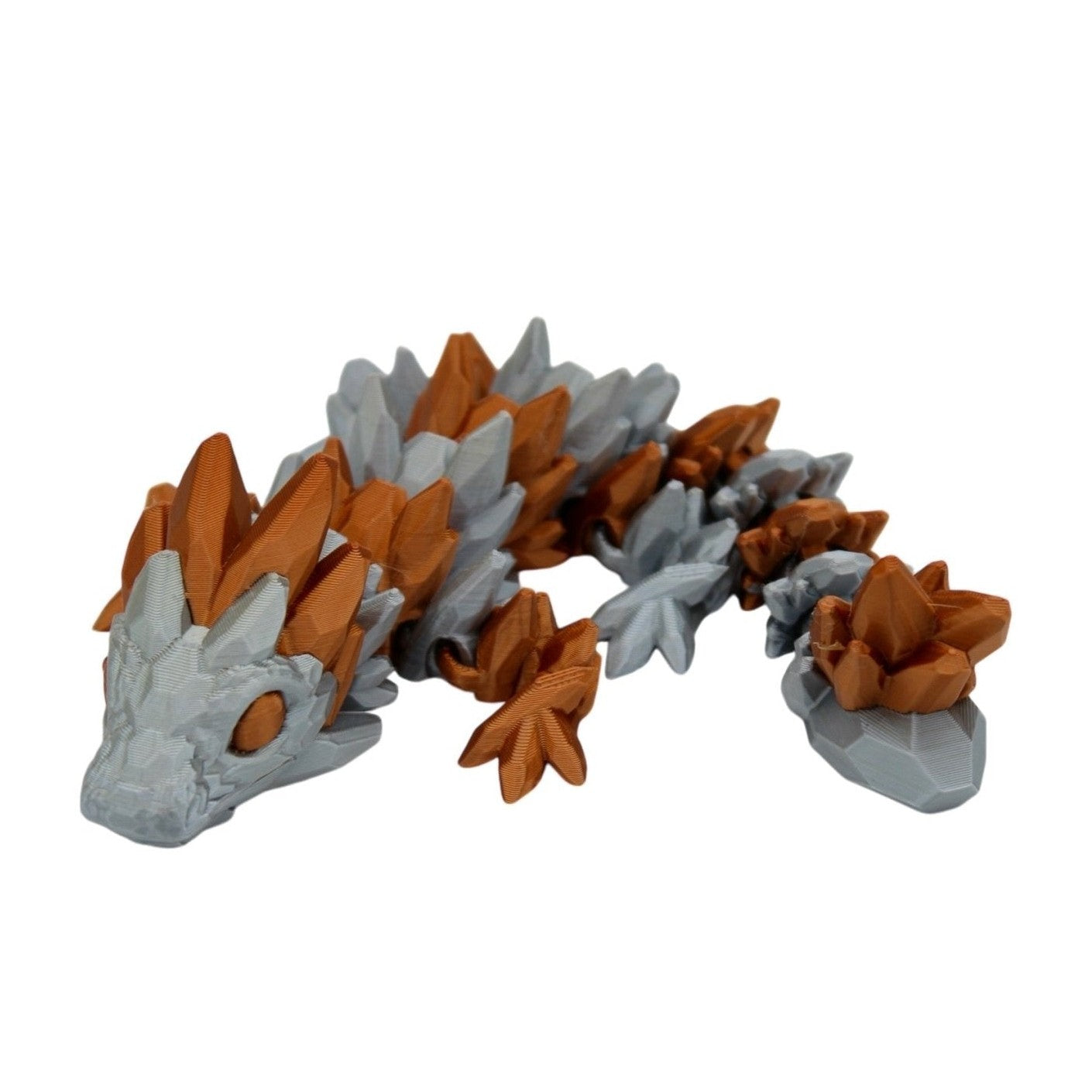 Multicolor Baby Gemstone Dragon Fidget Toy - 3D Printed Articulated Dragon