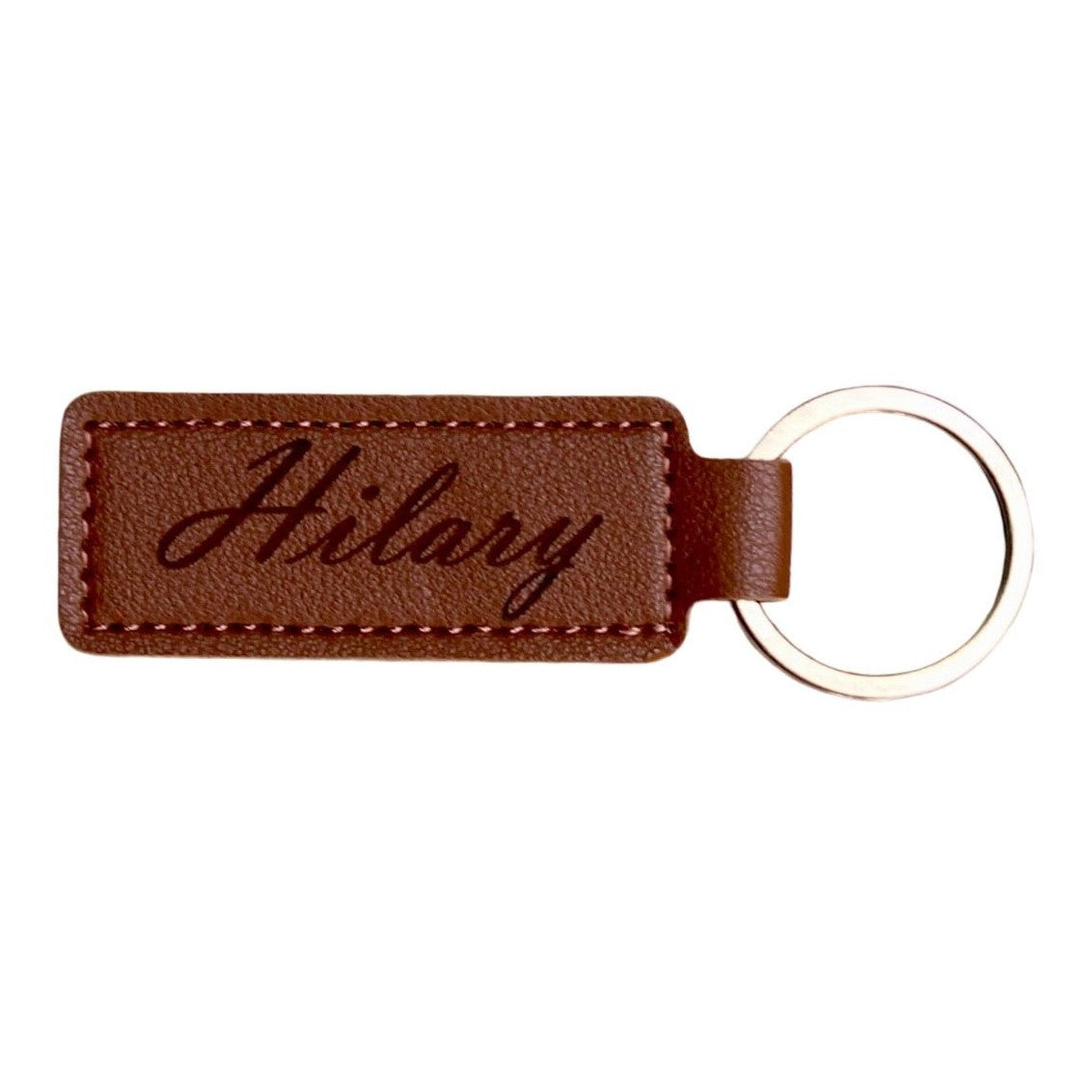 Personalized Leather Keychain, Custom Engraved Key Ring, Customized Key Holder, Unique Key Chain, Handcrafted