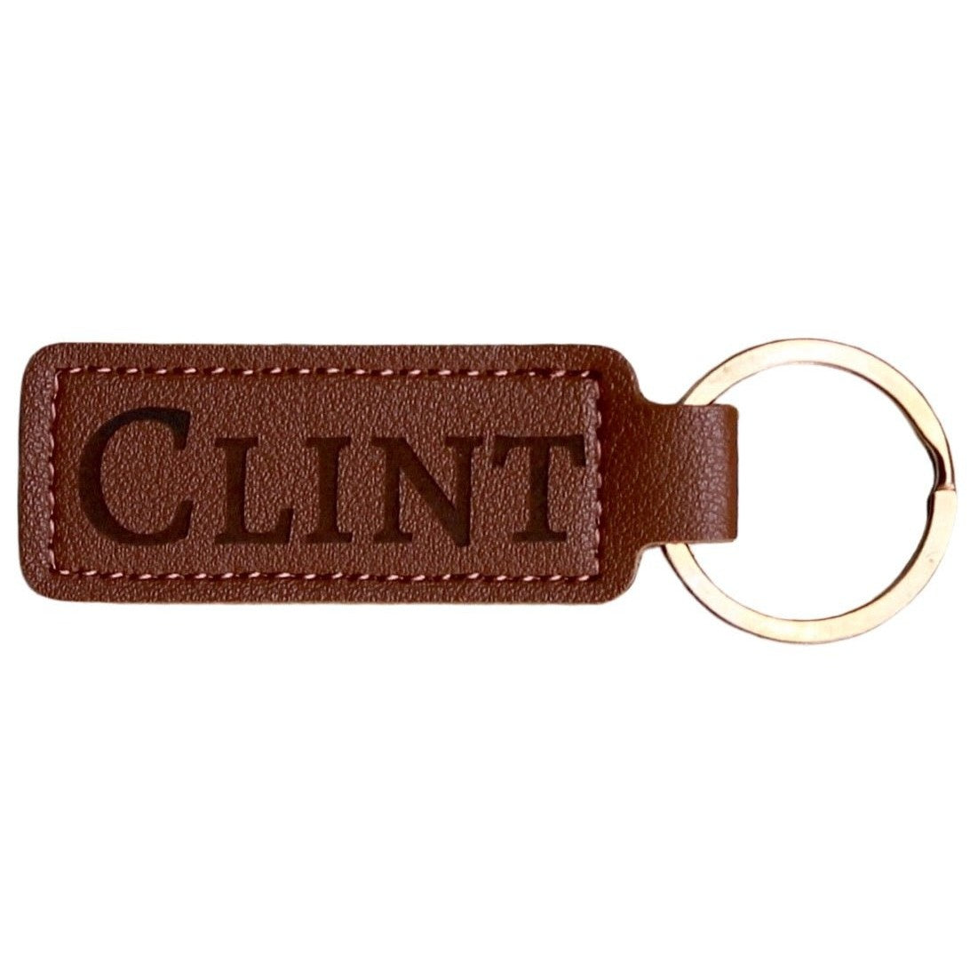 Personalized Leather Keychain, Custom Engraved Key Ring, Customized Key Holder, Unique Key Chain, Handcrafted