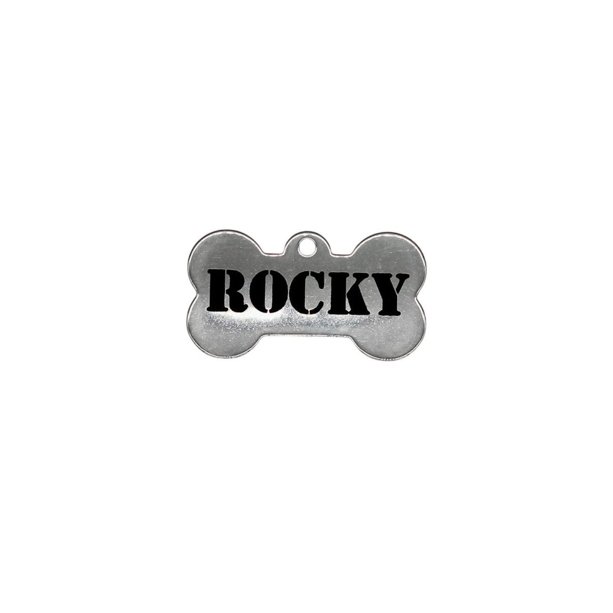 Personalized Stainless Steel Dog Tag, Engraved Pet ID Tag, Custom Deep Engraving, Customized Pet Necklace, Pet Lover Gift