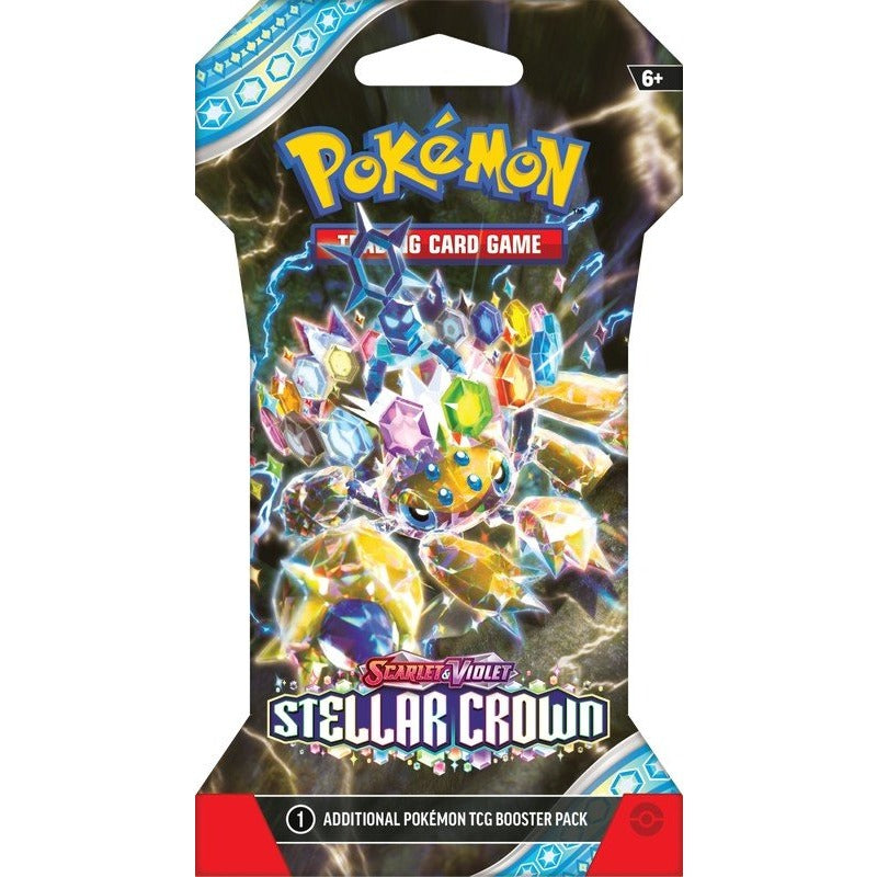 Pokemon Scarlet and Violet 7 Stellar Crown Sleeved Booster - Acworth Alchemist