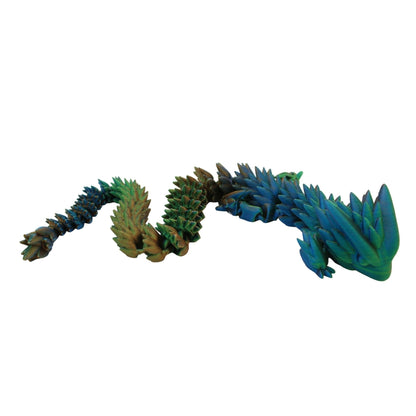 Spiky Dragon Fidget Toy - 3D Printed Articulated Dragon