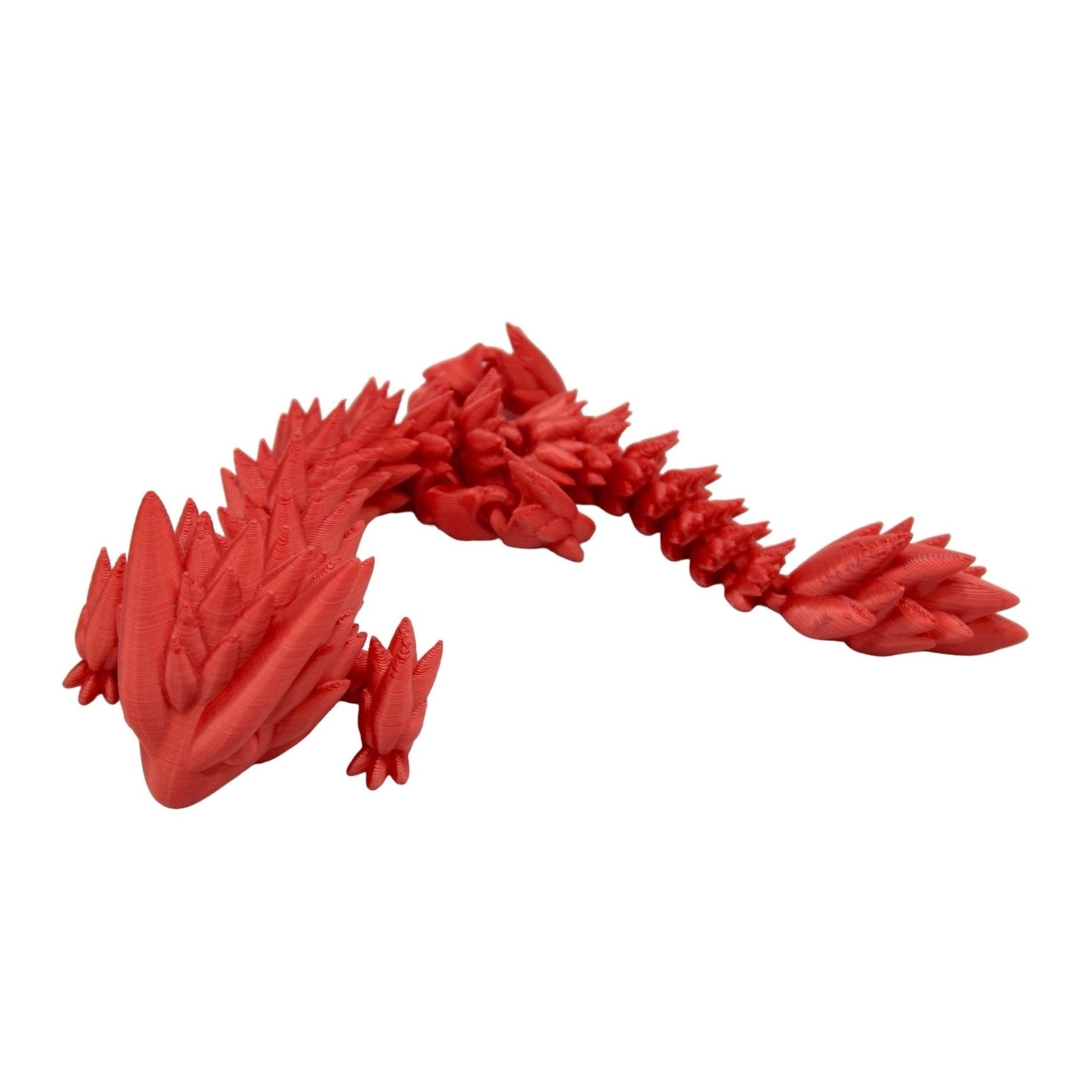 Spiky Dragon Fidget Toy - 3D Printed Articulated Dragon