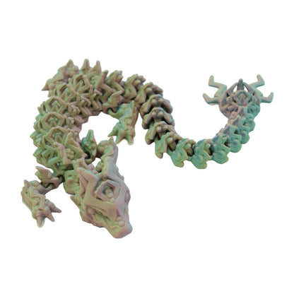 Storm Dragon Fidget Toy - 3D Printed Articulated Dragon