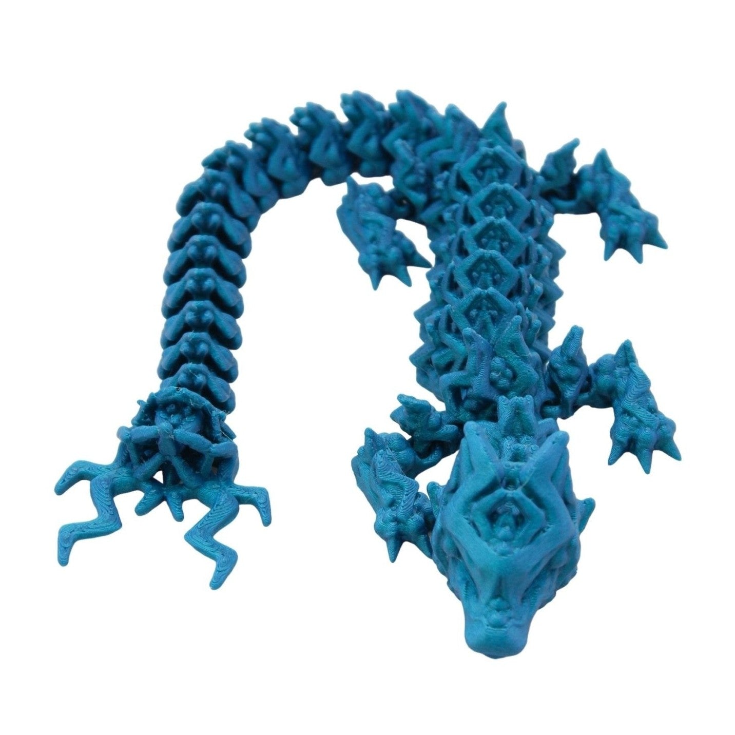 Storm Dragon Fidget Toy - 3D Printed Articulated Dragon