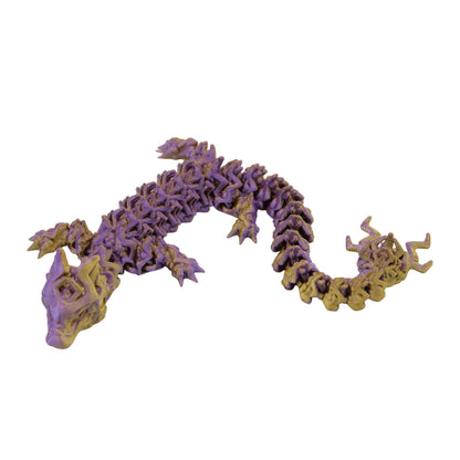 Storm Dragon Fidget Toy - 3D Printed Articulated Dragon