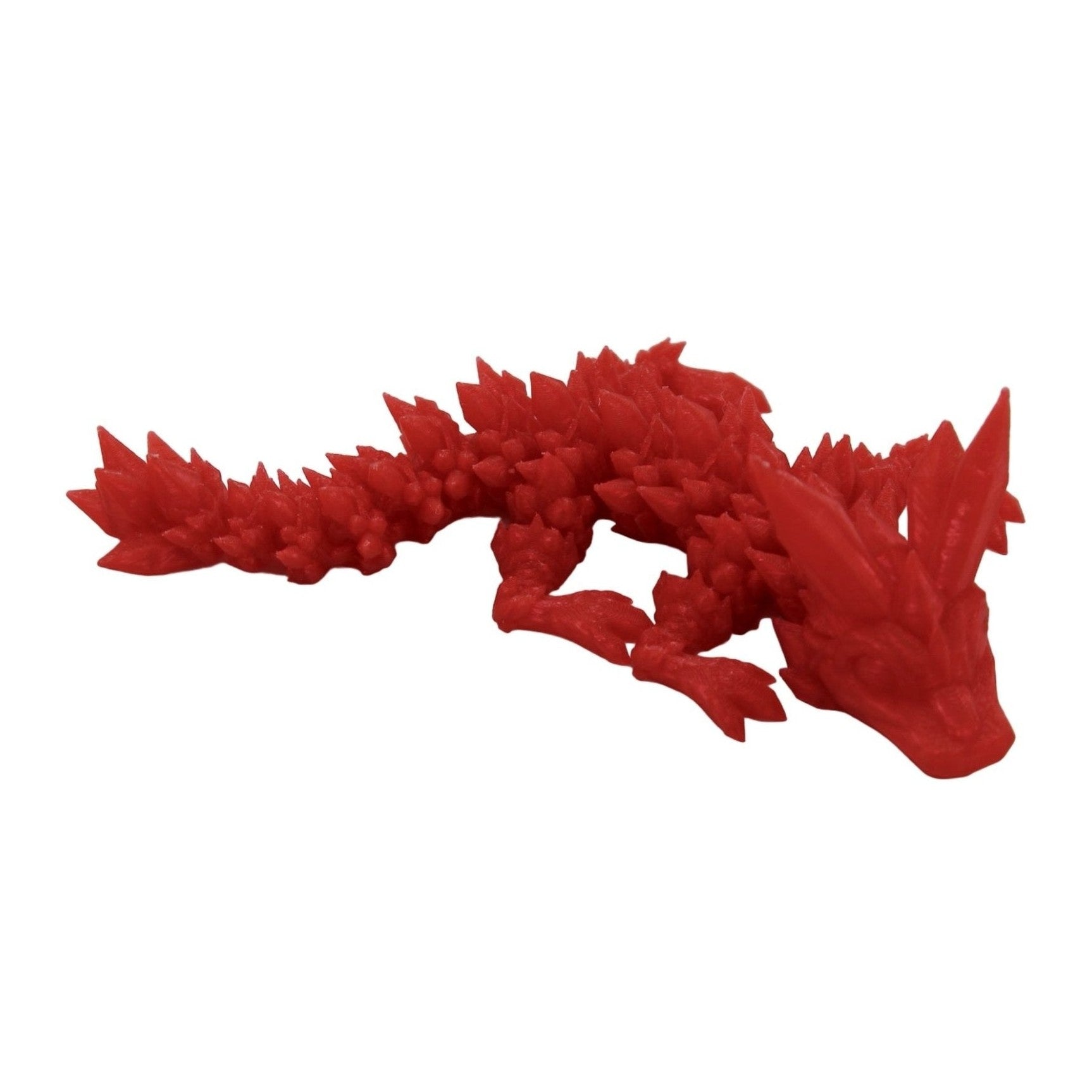 Translucent Crystal Dragon Fidget Toy - Articulated Dragon