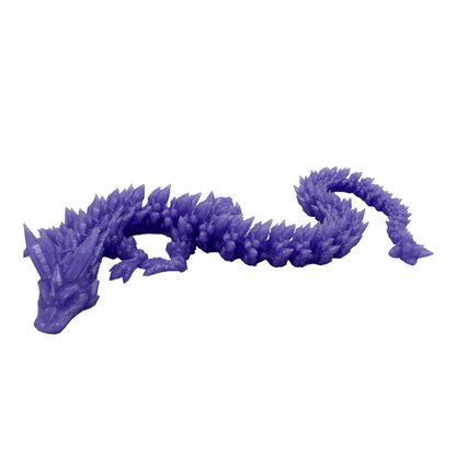 Translucent Crystal Dragon Fidget Toy - Articulated Dragon