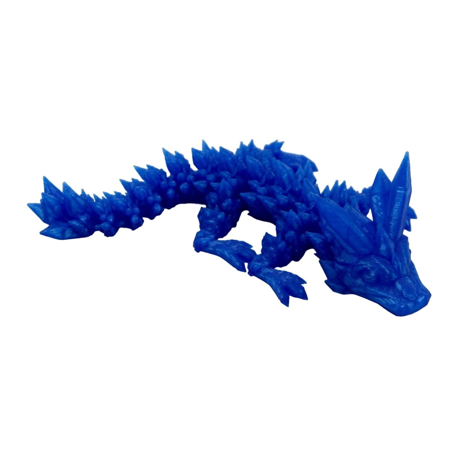 Translucent Crystal Dragon Fidget Toy - Articulated Dragon