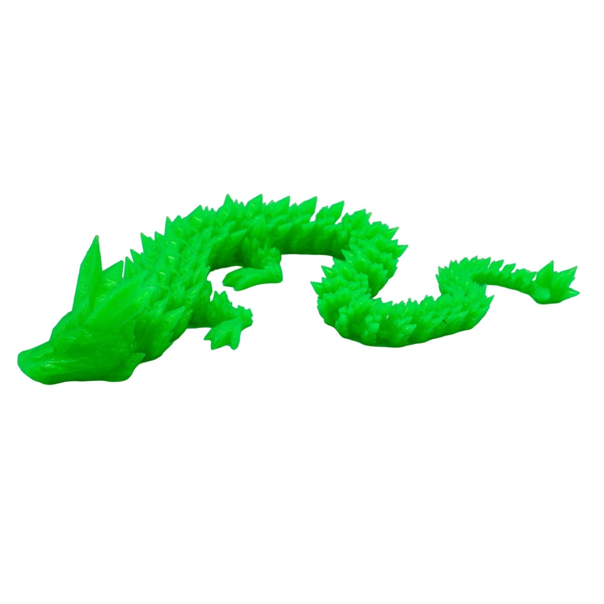 Translucent Crystal Dragon Fidget Toy - Articulated Dragon