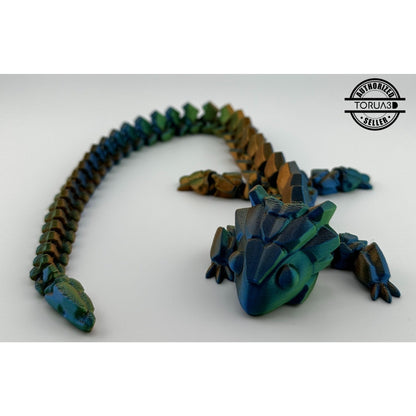 Armadillo Dragon Fidget Toy - 3D Printed Articulated Dragon