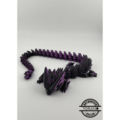 Spiky Dragon Fidget Toy - 3D Printed Articulated Dragon