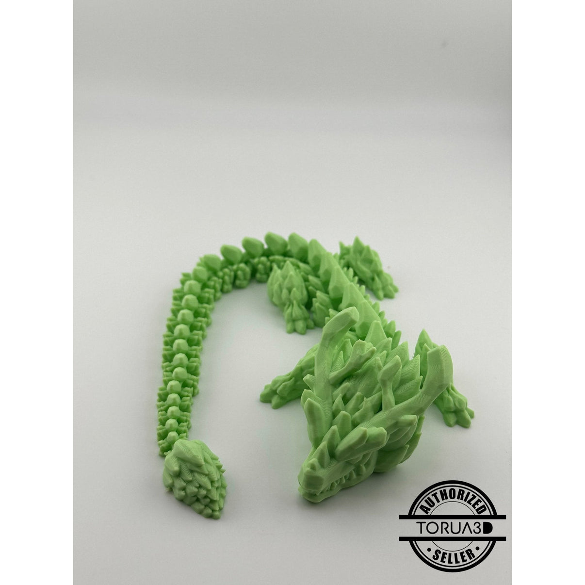 Forest Dragon Fidget Toy - 3D Printed Articulated Dragon