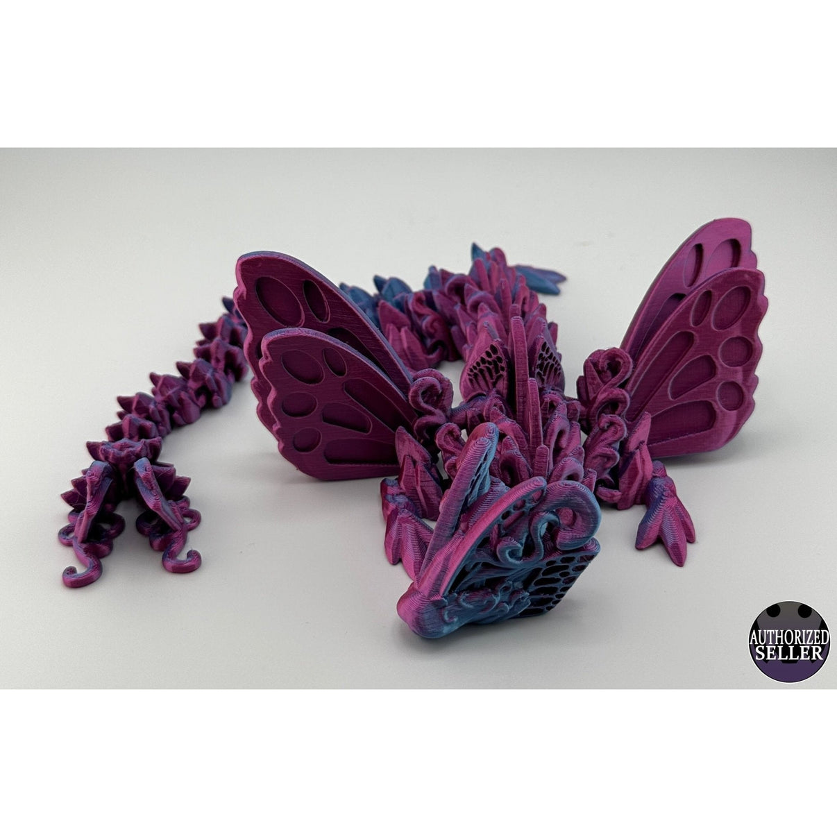 Butterfly Small Wing Dragon Fidget Toy - 3D Printed Articulated Dragon