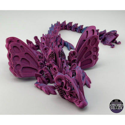 Butterfly Small Wing Dragon Fidget Toy - 3D Printed Articulated Dragon