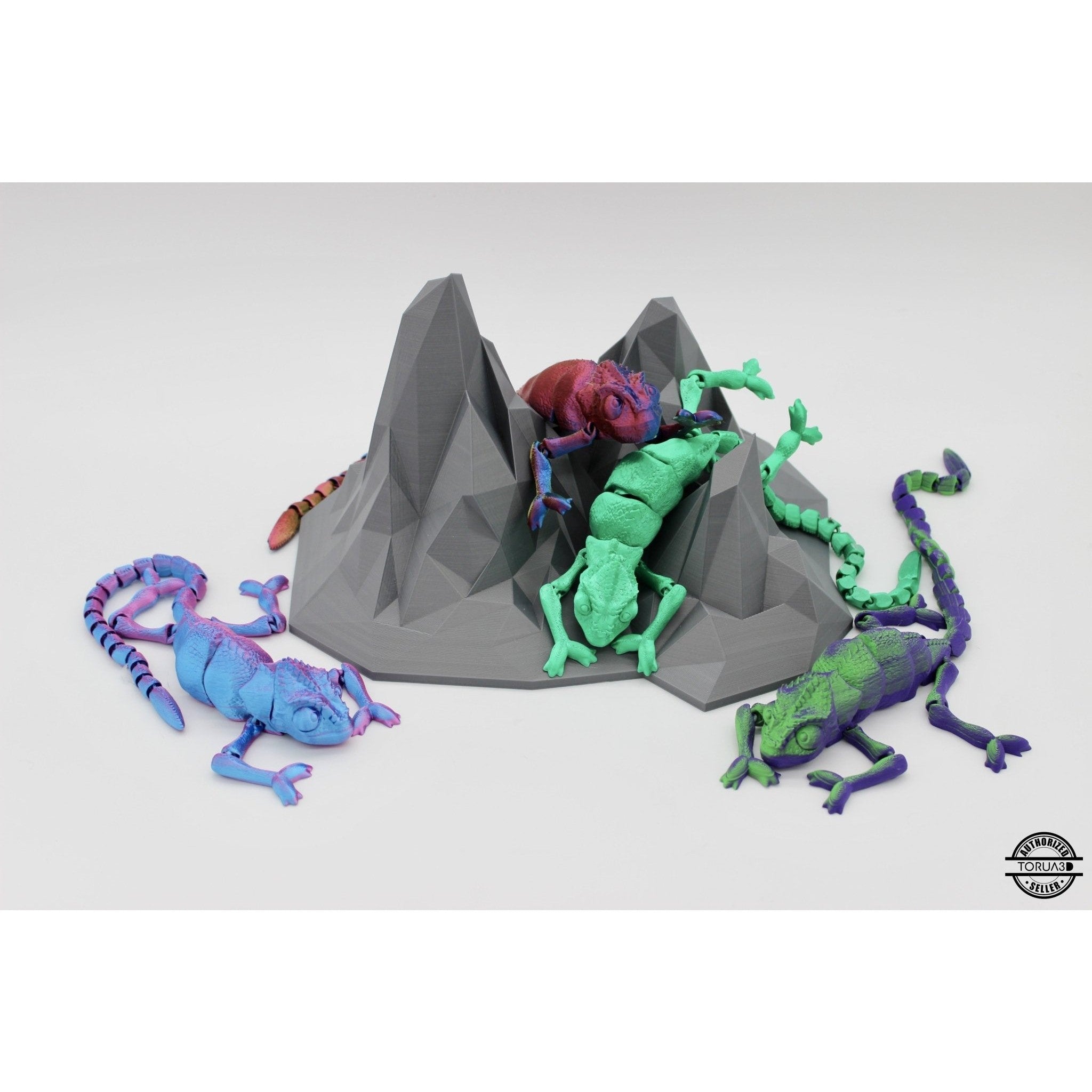 Chameleon Fidget Toy - Articulated Chameleon